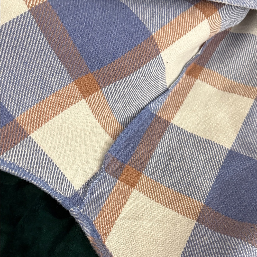 Fantaslook Blue and White Plaid Shirt - Picture 5 of 6